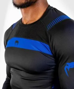 Venum NoGi 3.0 Rashguard Long Sleeves - Black-Blue -Training gear shop 04fcbb9567337a553f98b5aa701a34379a26746b RASH LS NOGI3.0 BLUE 05