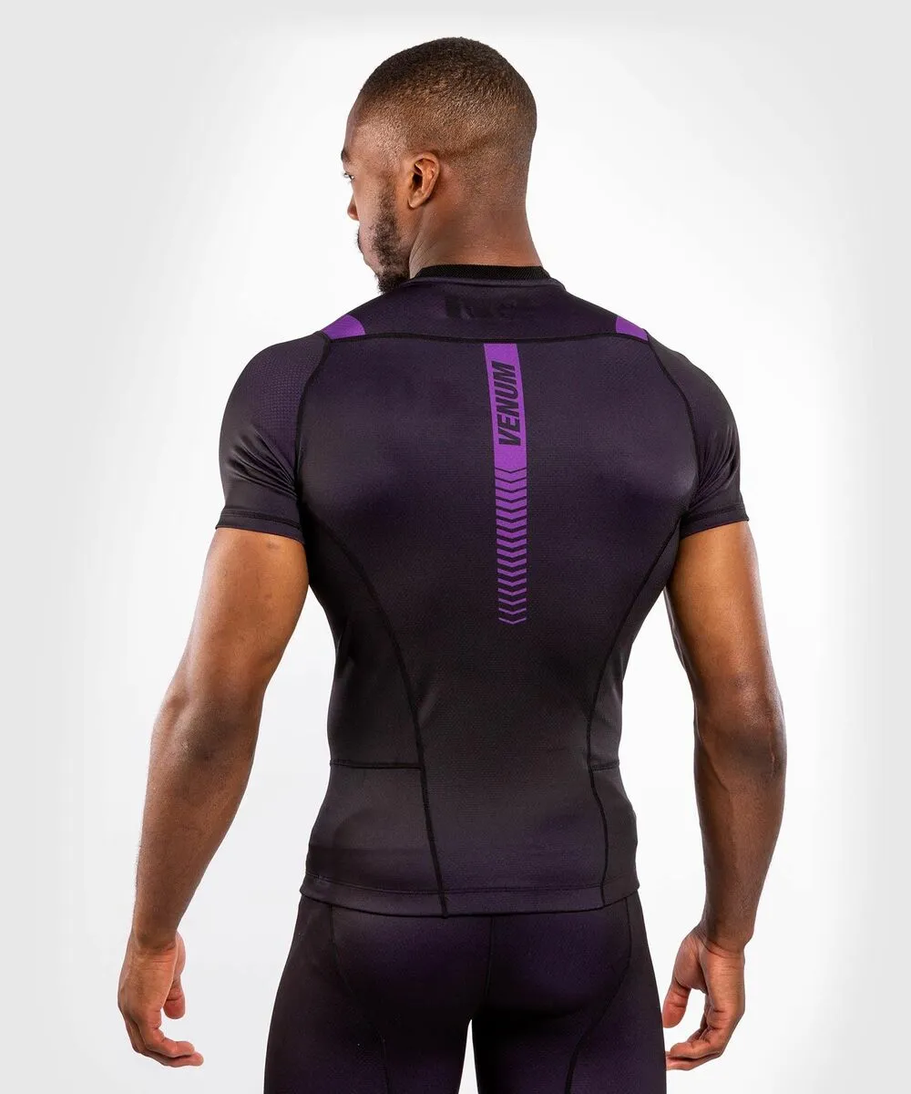 Venum NoGi 3.0 Rashguard Short Sleeves - Black-Purple 5 Venum NoGi 3.0 Rashguard Short Sleeves - Black-Purple - Image 3
