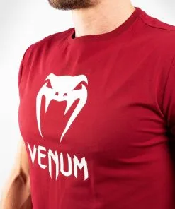 Venum Classic T-shirt - Burgundy -Training gear shop 082e3479fbf0954aaed0bef1240dd61b515e602d TS CLASSICS BURGUNDY 05 1