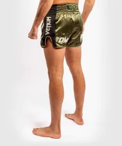 Venum ONE FC Impact Muay Thai Shorts - Khaki-Black -Training gear shop 09b24759dc8ea1760b7d1d51f990bb5d7d023b58 SHORT MUAYTHAI ONEFC KHAKI BLACK 03