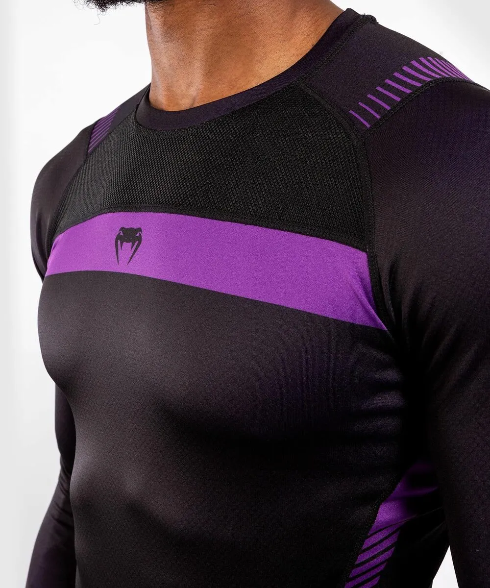 Venum NoGi 3.0 Rashguard Long Sleeves - Black-Purple 7 Venum NoGi 3.0 Rashguard Long Sleeves - Black-Purple - Image 5