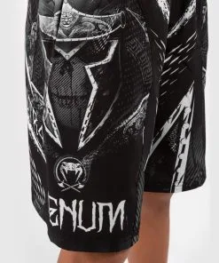 Venum GLDTR 4.0 (Gladiator) Training Shorts For Kids -Training gear shop 0abe8f1a5b6063e7cc586b7a8393262bbf3faf8d TRAINING SHORT GLADIATOR BLACK WHITE 06