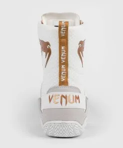 Venum Elite Boxing Shoes (23), White-Gold -Training gear shop 0c154603aec98d14b563a7e975e8f551f29569e7 BOXING SHOES ELITE WHITE GOLD 15
