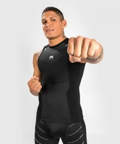 Venum Biomecha Rashguard (23) - Sleevless Black/Grey -Training gear shop 0d8adfe88654f37b963b7dbde53183b8e44916e8 RASH SL EBIOMECA 03