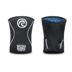 Rehband Rx Knee Support 5mm Limited Edition 2015 Reebok Crossfit Games (IPF) -Training gear shop 105306 Rehband Rx20Knee20Support20520mm Limited20Edition20201520Reebok20CrossFit20Games Black flat20lay low20res