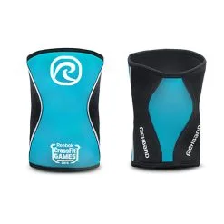 Rehband Rx Knee Support 5mm Limited Edition 2015 Reebok Crossfit Games (IPF) -Training gear shop 105315 Rehband Rx20Knee20Support20520mm Limited20Edition20201520Reebok20CrossFit20Games Turquoise flat20lay low20res