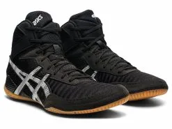 Asics Matcontrol 2 Wrestling Shoes (Black/White) -Training gear shop 1081A029 002 SB FR GLB