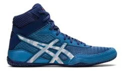 Asics Matcontrol 2 Wrestling Shoes (Azure/Deep Ocean)