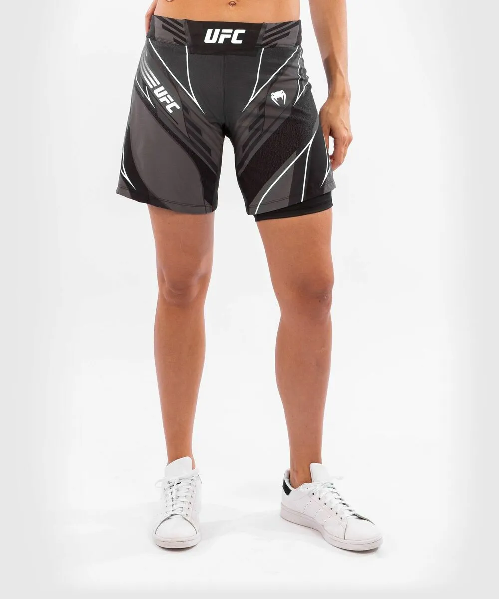 UFC Venum Authentic Fight Night Women's Shorts - Long Fit - Black 3 UFC Venum Authentic Fight Night Women's Shorts - Long Fit - Black