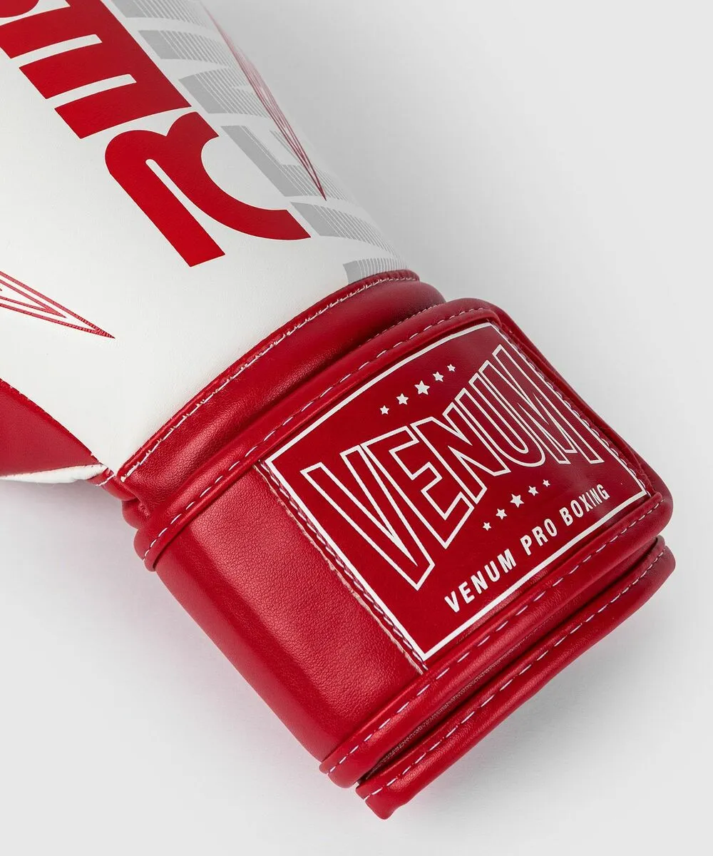 Venum RWS Boxing Gloves - White/Red 8 Venum RWS Boxing Gloves - White/Red - Image 6