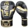 Venum Elite Boxing Gloves Dark Camo-Gold
