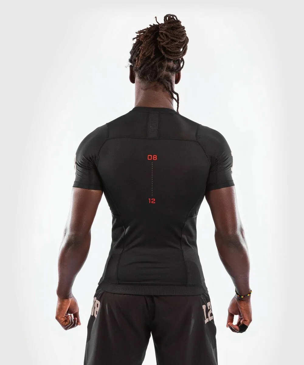 Venum Loma 08-12 Rashguard Short Sleeves - Black 6 Venum Loma 08-12 Rashguard Short Sleeves - Black - Image 4