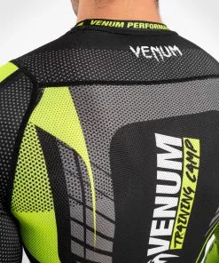 Venum Training Camp 3.0 Rashguard Long Sleeves -Training gear shop 1f973535a390e8f25a893bba12889714c03cc171 RASH LS VTC3.0 BLACK NEOYELLOW 06