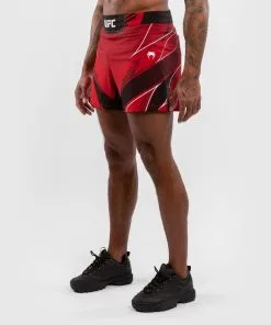 UFC Venum Authentic Fight Night Men's Shorts - Short Fit - Red -Training gear shop 213a4b8034d1c6e94d0e6f337159a8260eeb4b65 VNMUFC 00001 003 02