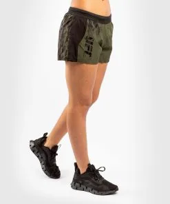 UFC Venum Authentic Fight Week Women's Performance Shorts - Khaki -Training gear shop 25eec02db7c625d85b9bdca0986b93170d993024 VNMUFC 00031 015 05