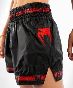 Venum Parachute Muay Thai Shorts - Black-Red -Training gear shop 2617f01d2f68a51c2559cadf6719973d886bc2e6 SHORT MUAYTHAI PARACHUTE BLACK RED 07