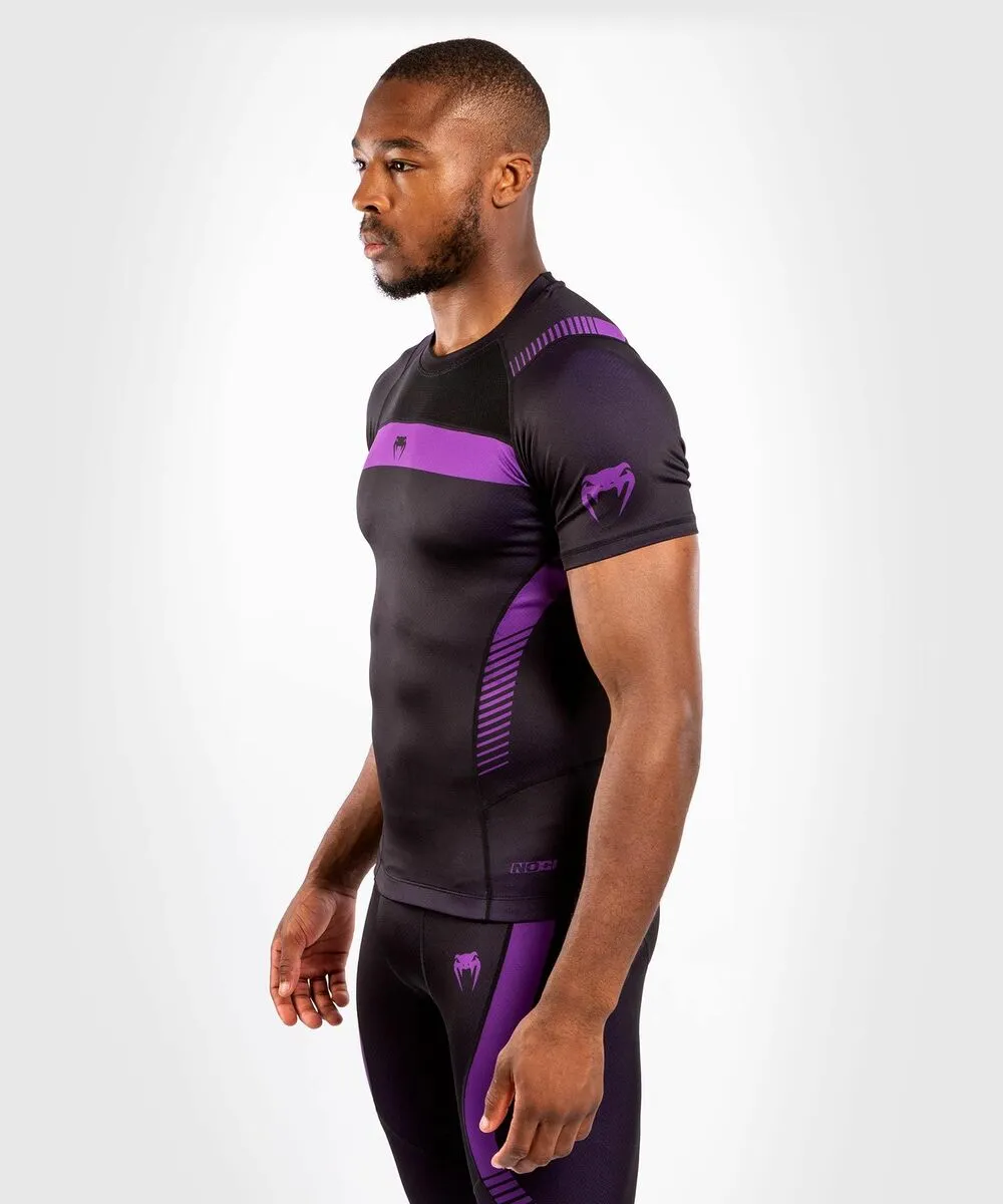 Venum NoGi 3.0 Rashguard Short Sleeves - Black-Purple 4 Venum NoGi 3.0 Rashguard Short Sleeves - Black-Purple - Image 2