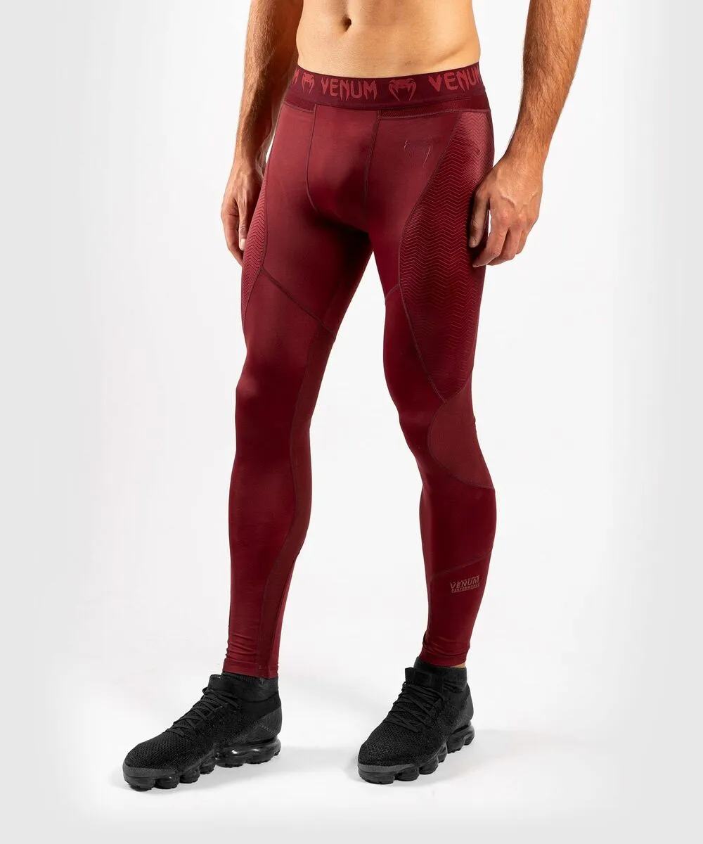 Venum GFit Spats, Burgundy 4 Venum GFit Spats, Burgundy - Image 2