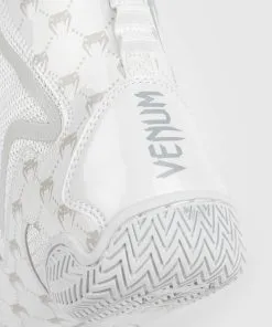 Venum Elite Evo Monogram Boxing Shoes, White/Off-White -Training gear shop 2b8be71c2a2df41a80106bd1f25aa595c8cde631 BOXING SHOES MONOGRAM WHITE WHITE 08