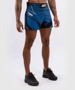 UFC Venum Authentic Fight Night Men's Shorts - Short Fit - Blue -Training gear shop 2cd54f28aeb80f7beae53e345d3d515c2308ccda VNMUFC 00001 004 05