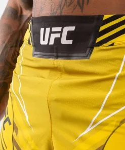 UFC Venum Authentic Fight Night Men's Shorts - Long Fit - Yellow -Training gear shop 30e430b9befbdeb6be9ab6b34c99e4dd3563a89c VNMUFC 00002 006 06