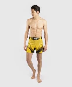 UFC Venum Pro Line Men's Shorts - Yellow -Training gear shop 35c7a6e066d5f12ec5517797484a0c1e72d6dddd VNMUFC 00061 006 08
