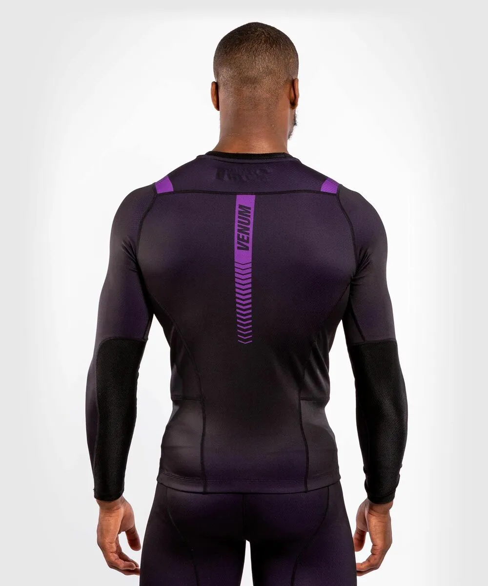 Venum NoGi 3.0 Rashguard Long Sleeves - Black-Purple 5 Venum NoGi 3.0 Rashguard Long Sleeves - Black-Purple - Image 3