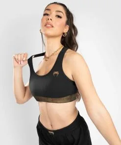 Venum Lightning Sport Bra - Black/Gold -Training gear shop 39b8a821c5b9e57ecae9f97d2da6bf13d74b7647 BRA LIGHTING BLACK GOLD 02