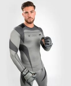 Venum Stone Rashguard - Longsleeves Mineral Green