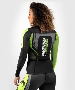 Venum Training Camp 3.0 Women's Rashguard Long Sleeves -Training gear shop 3ea5d2309699690bdcf92786011f2c73f4b5166b RASH LS VTC3 BLACK NEOYELLOW 03