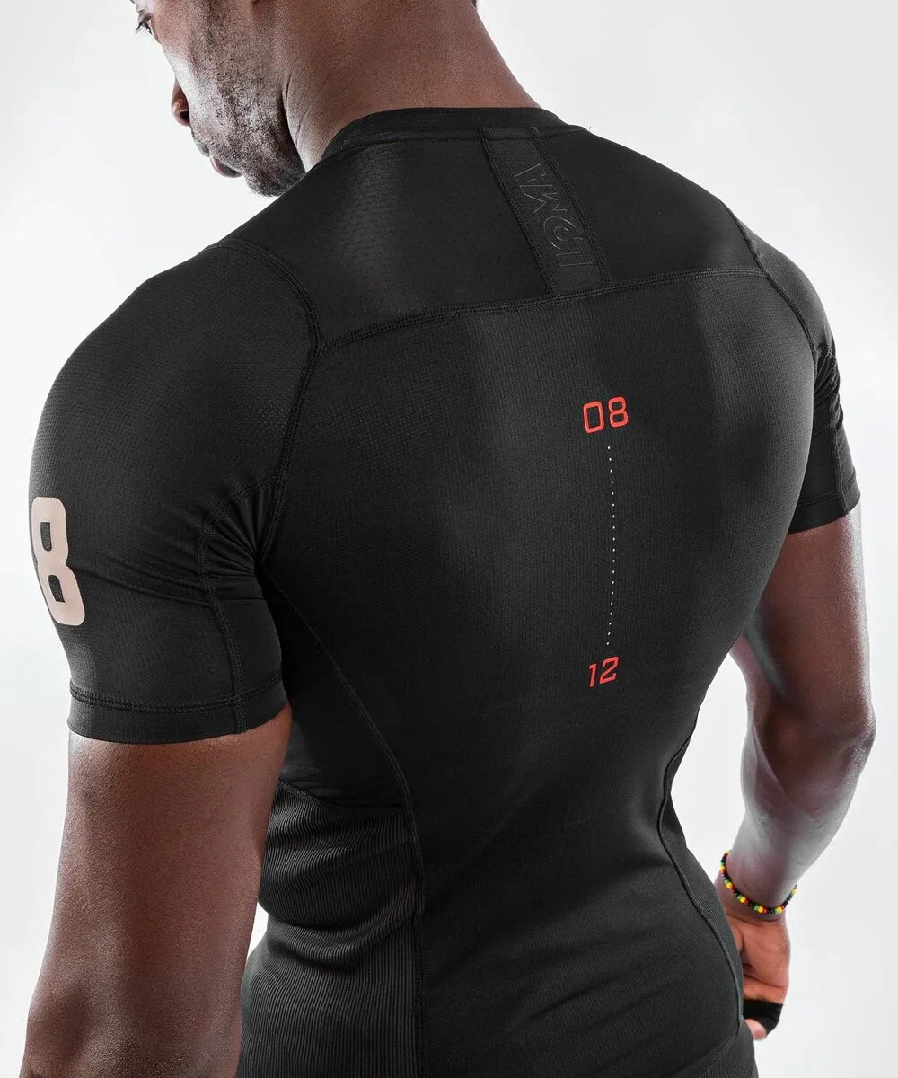 Venum Loma 08-12 Rashguard Short Sleeves - Black 10 Venum Loma 08-12 Rashguard Short Sleeves - Black - Image 8