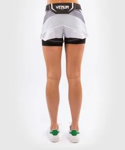 UFC Venum Authentic Fight Night Women's Shorts - Short Fit - White -Training gear shop 410af62846a78a8e3acd78345fee5d52924f78ac VNMUFC 00020 002 04B