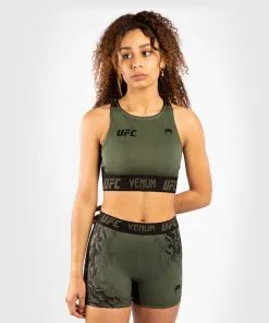 UFC Venum Authentic Fight Week Women's Weigh-in Bra - Khaki