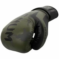 Venum Elite Boxing Gloves Khaki Camo -Training gear shop 447470b86f1dbf31279e0a746260f378195cf6f5 BG ELITE 3.0 KAKI BLACK 1500 04
