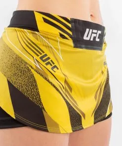 UFC Venum Authentic Fight Night Women's Skort - Yellow -Training gear shop 4519ef0775e3c203879f53fe5e6cdc511274c73a VNMUFC 00018 006 05