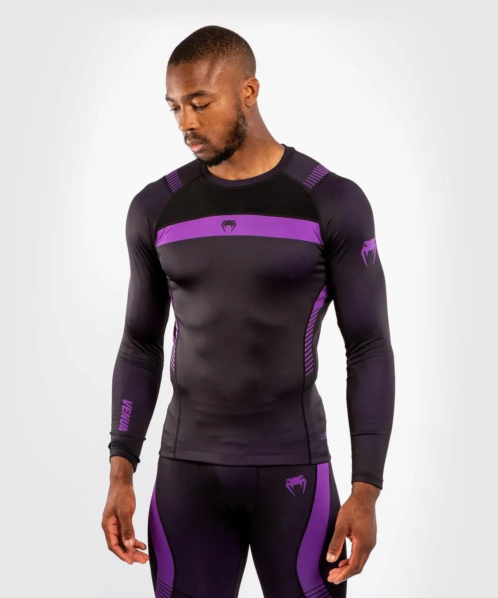 Venum NoGi 3.0 Rashguard Long Sleeves - Black-Purple 3 Venum NoGi 3.0 Rashguard Long Sleeves - Black-Purple
