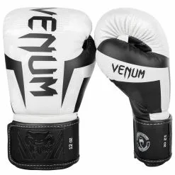 Venum Elite Boxing Gloves White Camo