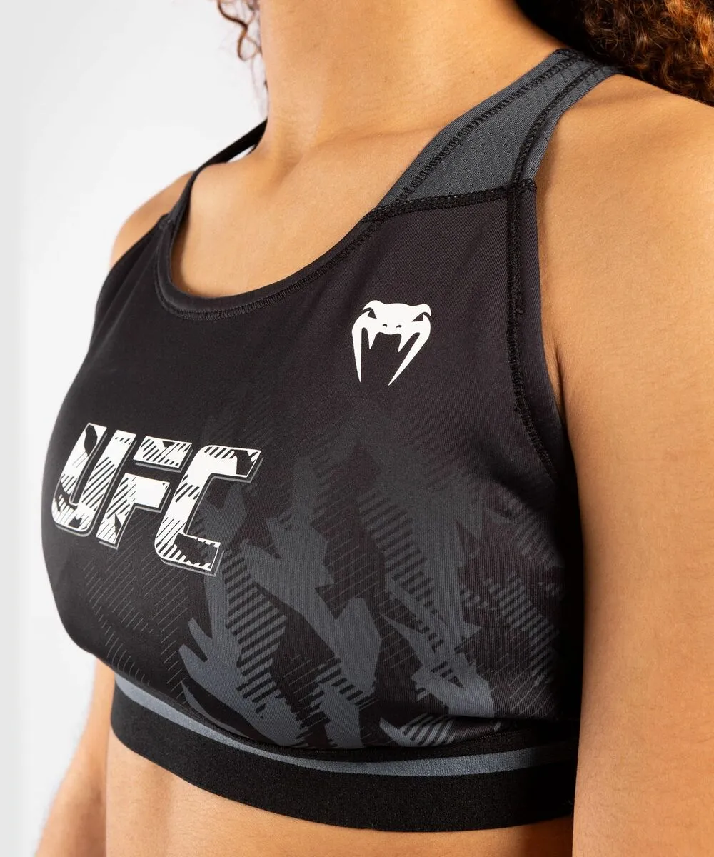 UFC Venum Authentic Fight Week Women's Sport Bra - Black 3 UFC Venum Authentic Fight Week Women's Sport Bra - Black