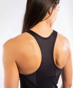 UFC Venum Authentic Fight Night Women's Fitted Tank With Shelf Bra - Black -Training gear shop 4bc2097faa4c2ca7b36f7eafd60214d387994a6b VNMUFC 00012 001 06