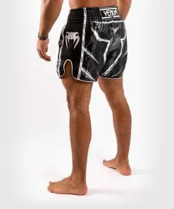 Venum GLDTR 4.0 (Gladiator) Muay Thai Shorts -Training gear shop 507d5e1eecacf469980971e58bdd05d1fd2a164f SHORT MUAYTHAI GLADIATOR 4.0 BLACK WHITE 03