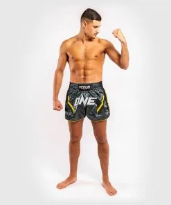 Venum ONE FC Impact Muay Thai Shorts - Grey-Yellow 15 Venum ONE FC Impact Muay Thai Shorts - Grey-Yellow -Training gear shop 50a7062bc11f6f684830ec41ae0e61bf5cd33561 SHORT MUAYTHAI ONEFC GREY YELLOW 08