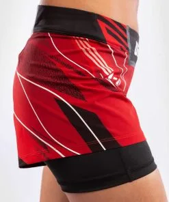 UFC Venum Authentic Fight Night Women's Shorts - Short Fit - Red 15 UFC Venum Authentic Fight Night Women's Shorts - Short Fit - Red -Training gear shop 50fa35927bb00bd134e62357538993def76fd1ad VNMUFC 00020 003 07