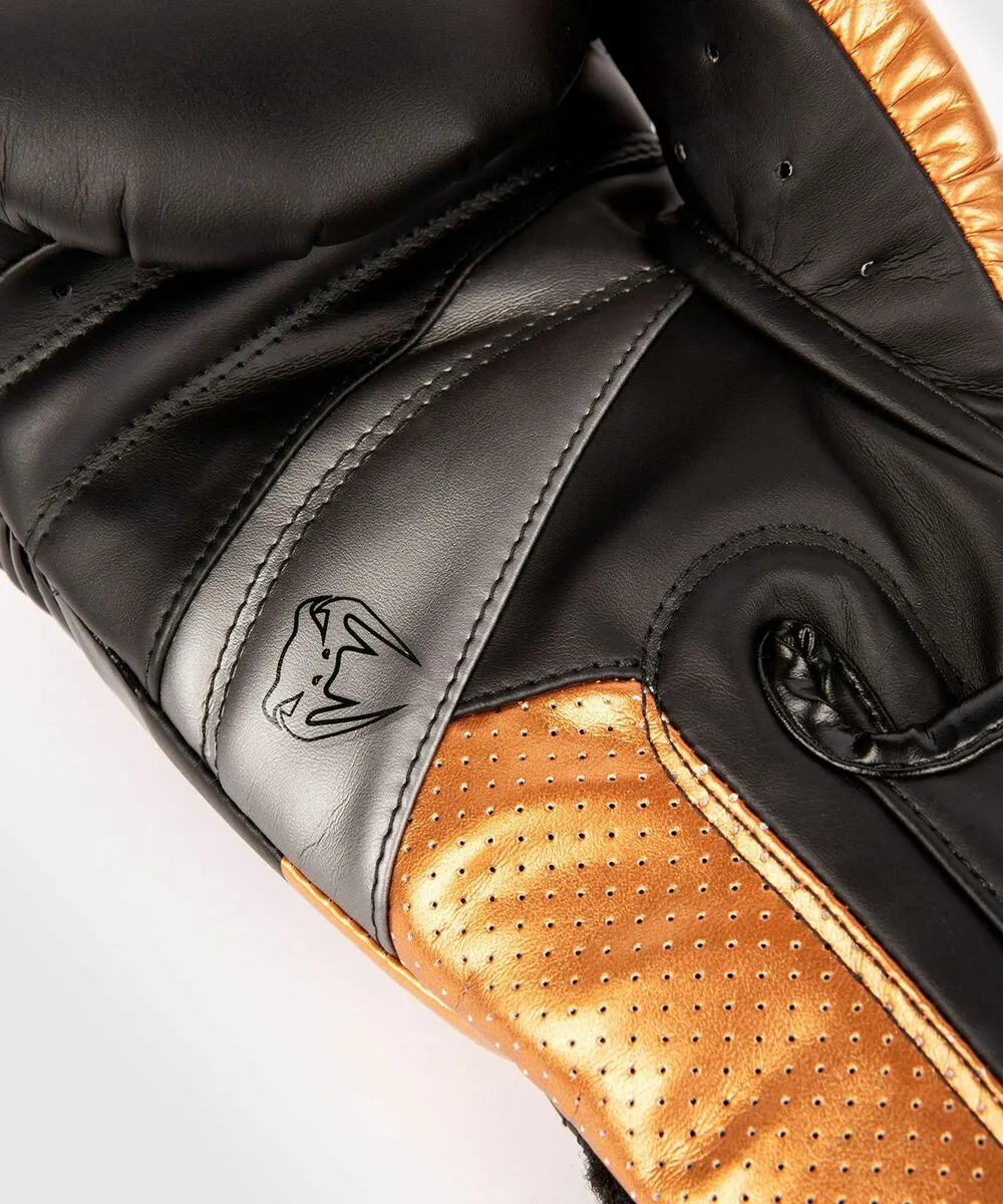 Venum Elite Evo Boxing Gloves - Black/Bronze 8 Venum Elite Evo Boxing Gloves - Black/Bronze - Image 6