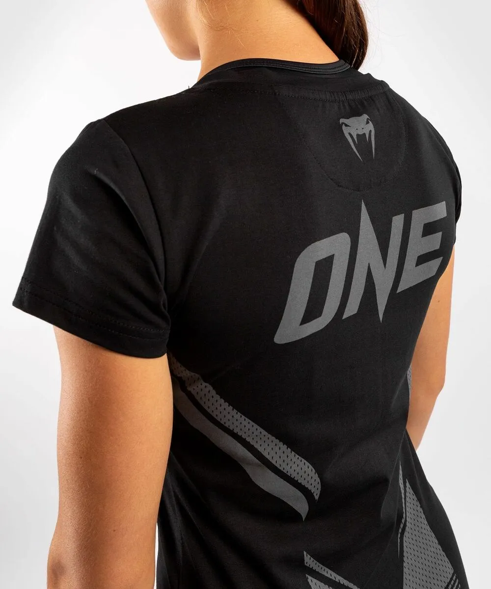 Venum ONE FC Impact T-shirt Women - Black-Black 8 Venum ONE FC Impact T-shirt Women - Black-Black - Image 6