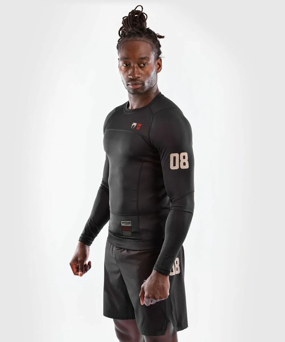 Venum Loma 08-12 Rashguard Long Sleeves - Black 4 Venum Loma 08-12 Rashguard Long Sleeves - Black - Image 2