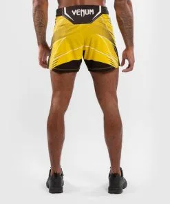 UFC Venum Authentic Fight Night Men's Shorts - Short Fit - Yellow -Training gear shop 5b5959c3401cbd03aa98afc38c144f3131577807 VNMUFC 00001 006 04B