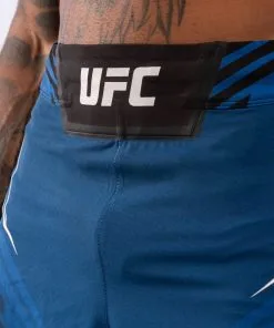 UFC Venum Authentic Fight Night Men's Shorts - Short Fit - Blue -Training gear shop 5c9cb8a2411bf243e23e8afaa65257fe23e4a7f2 VNMUFC 00001 004 06