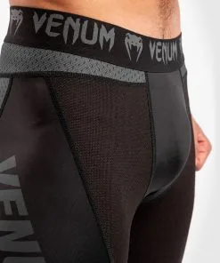 Venum One FC Impact Compression Tights - Black-Black -Training gear shop 5eaddd71ead531766e5901978584ee7304c04ff7 SPATS ONEFC IMPACT BLACK BLACK 06
