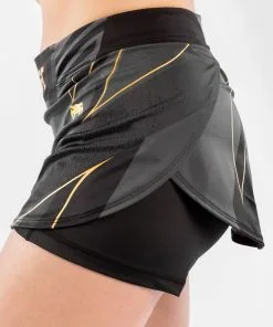 UFC Venum Authentic Fight Night Women's Skort - Champion -Training gear shop 60e80426802786527be6271e8c269af5e93e52e5 VNMUFC 00018 126 06