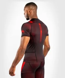 Venum NoGi 3.0 Rashguard Short Sleeves - Black-Red -Training gear shop 6a318c1d62688c54cf5c355fad230d2f65bac5c7 RASH SS NOGI3.0 RED 05